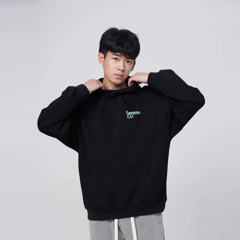 Hepburn Cat Sweatshirts Unisex-2