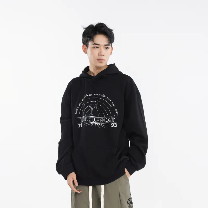 Hepburn Cat Sweatshirt Sets Unisex-21