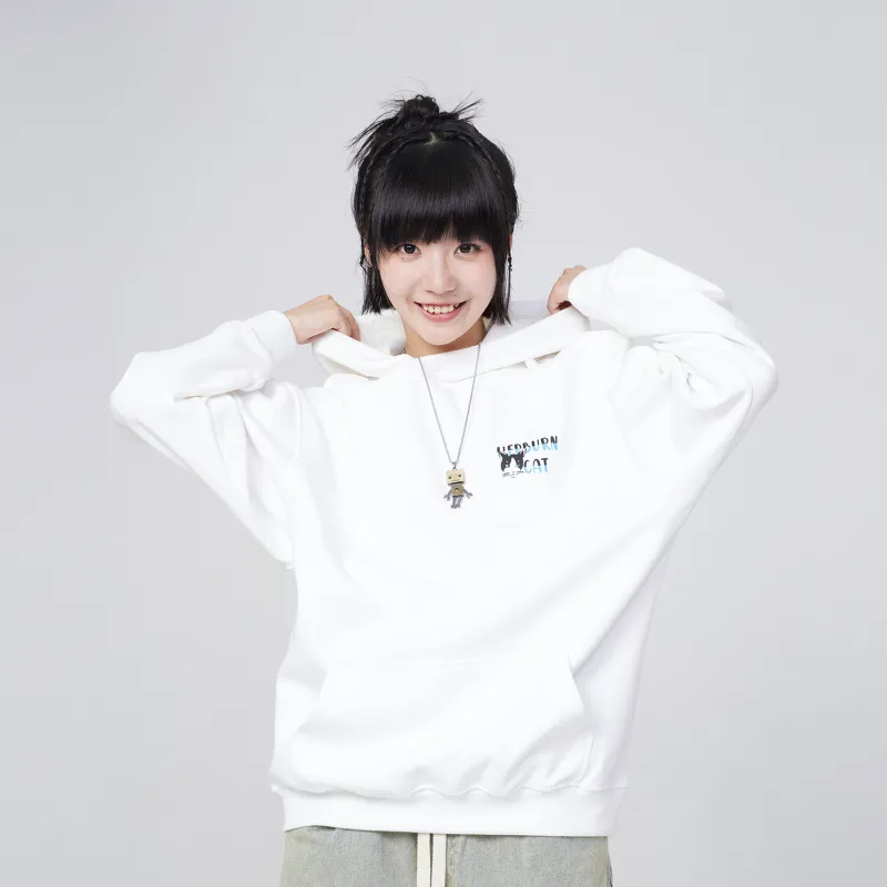 Hepburn Cat Sweatshirts Unisex-12