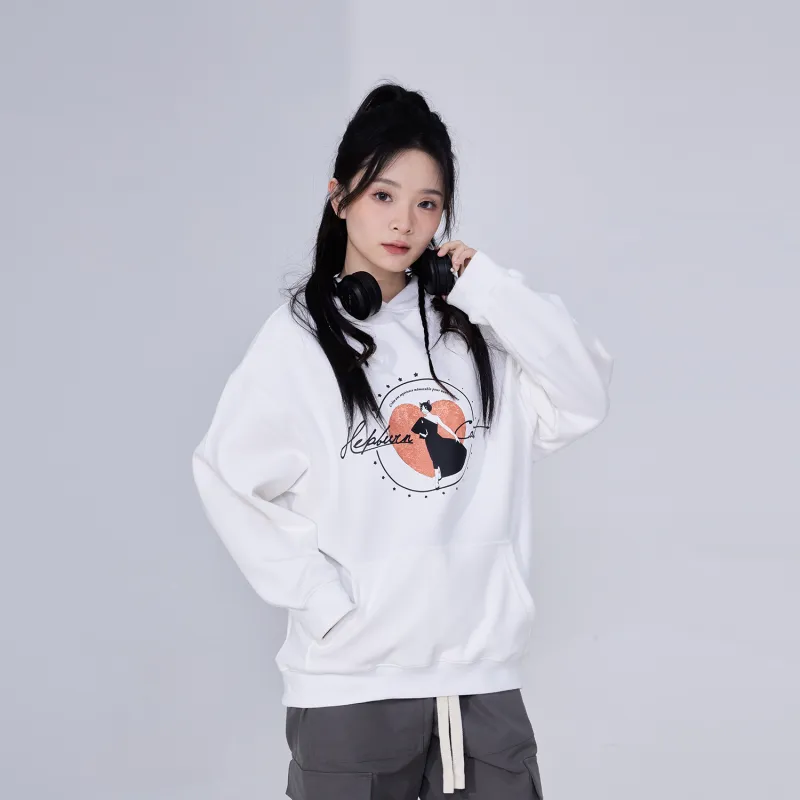 Hepburn Cat Sweatshirts Unisex-2