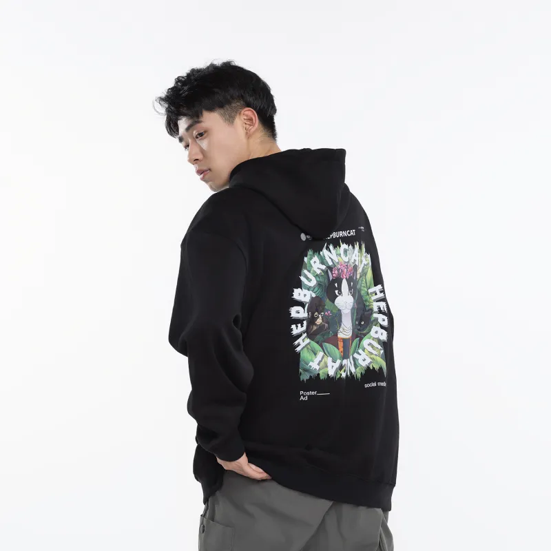 Hepburn Cat Sweatshirt Sets Unisex-17