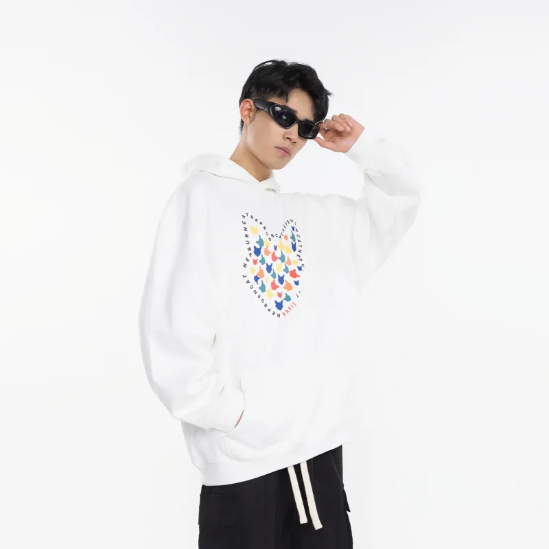 Hepburn Cat Sweatshirt Sets Unisex-6