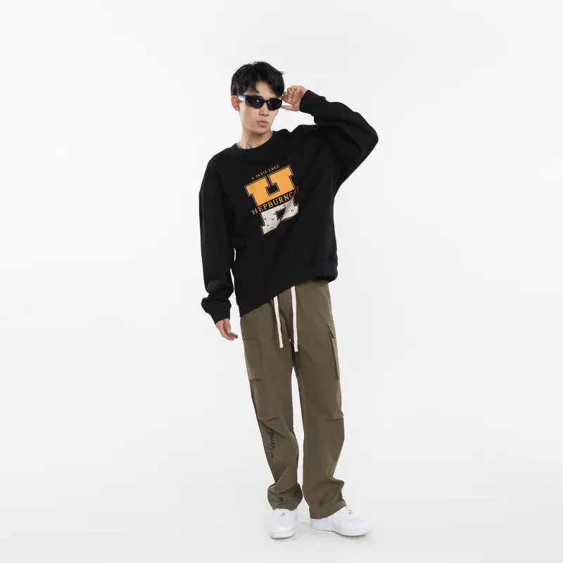 Hepburn Cat Sweatshirt Sets Unisex-13