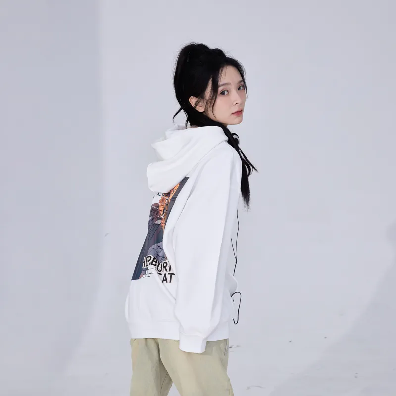 Hepburn Cat Sweatshirt Sets Unisex-15
