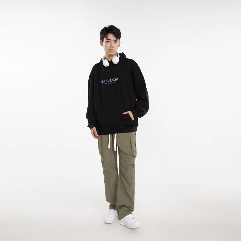 Hepburn Cat Sweatshirt Sets Unisex-20