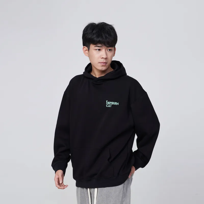 Hepburn Cat Sweatshirts Unisex-4