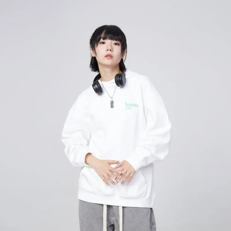 Hepburn Cat Sweatshirts Unisex-12