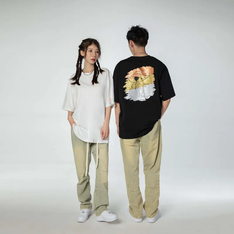 Hepburn Cat T-Shirts Unisex-12