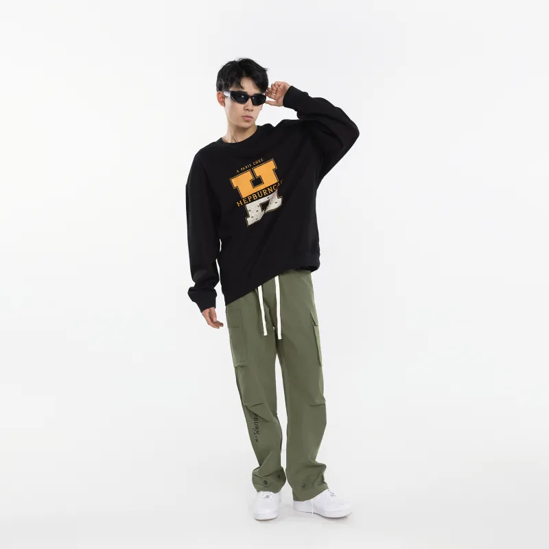 Hepburn Cat Sweatshirt Sets Unisex-28