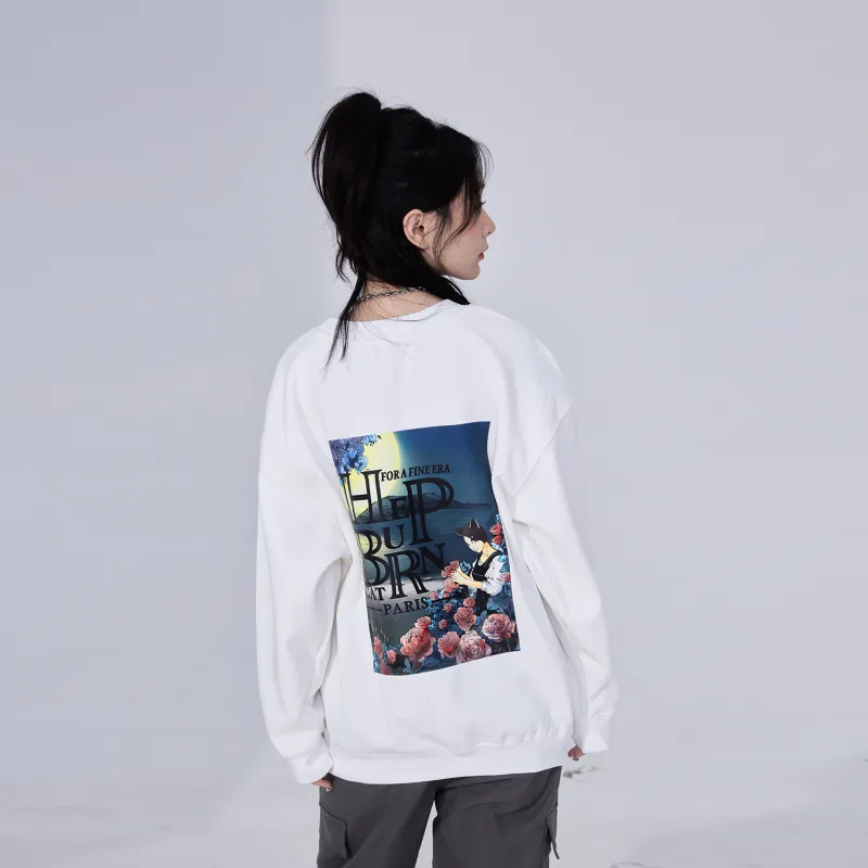 Hepburn Cat Sweatshirt Sets Unisex-13