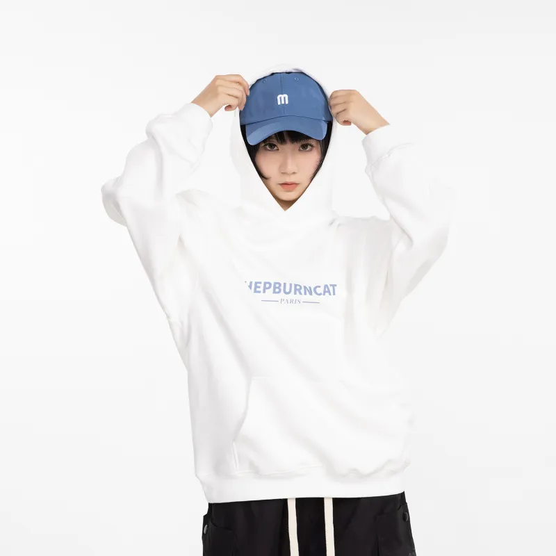 Hepburn Cat Sweatshirt Sets Unisex-3