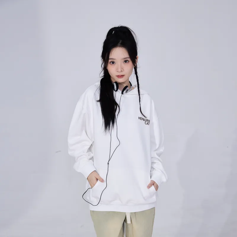 Hepburn Cat Sweatshirts Unisex-14
