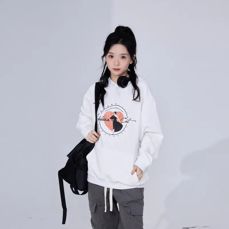 Hepburn Cat Sweatshirts Unisex-6