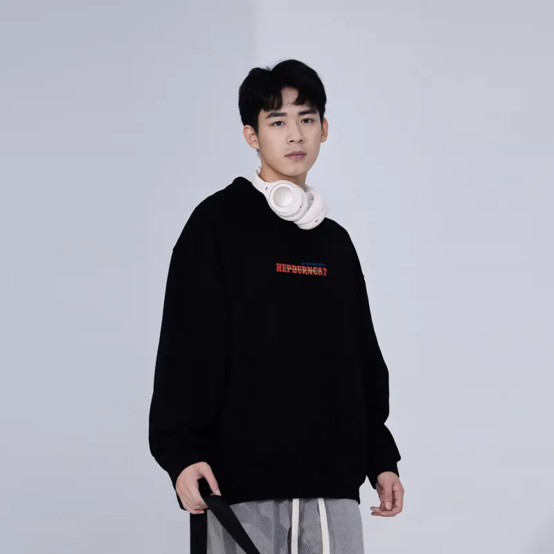 Hepburn Cat Sweatshirts Unisex-4