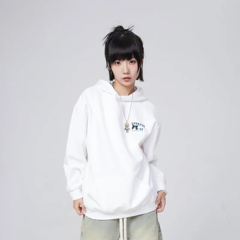 Hepburn Cat Sweatshirts Unisex-9