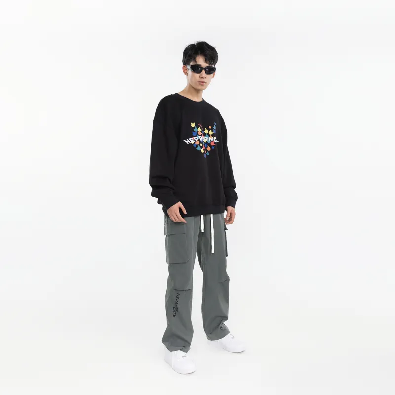 Hepburn Cat Sweatshirt Sets Unisex-13