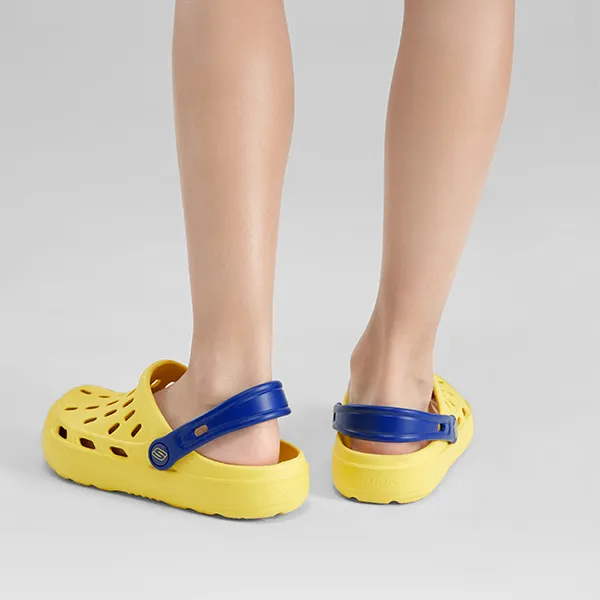 Skechers Waterproof And Breathable Children's Sandals Yellow Blue Teenagers-8