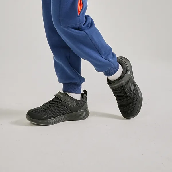 Skechers Go Run 400 V2 Abrasion Resistant Low Top Kids Lifestyle Shoes All Black Teenagers-3