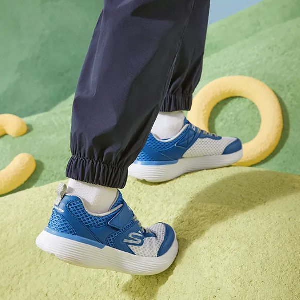 Skechers Abrasion Resistant Slip Resistant Kids Lifestyle Shoes Blue Teenagers-7