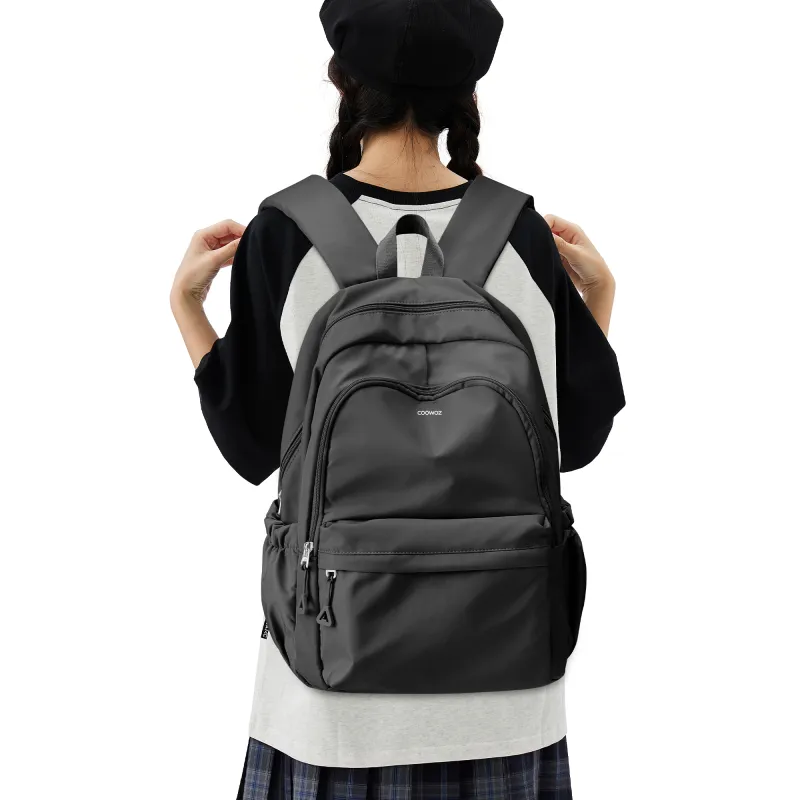 COOWOZ Fabric Backpack Regular Unisex Multicolor-12