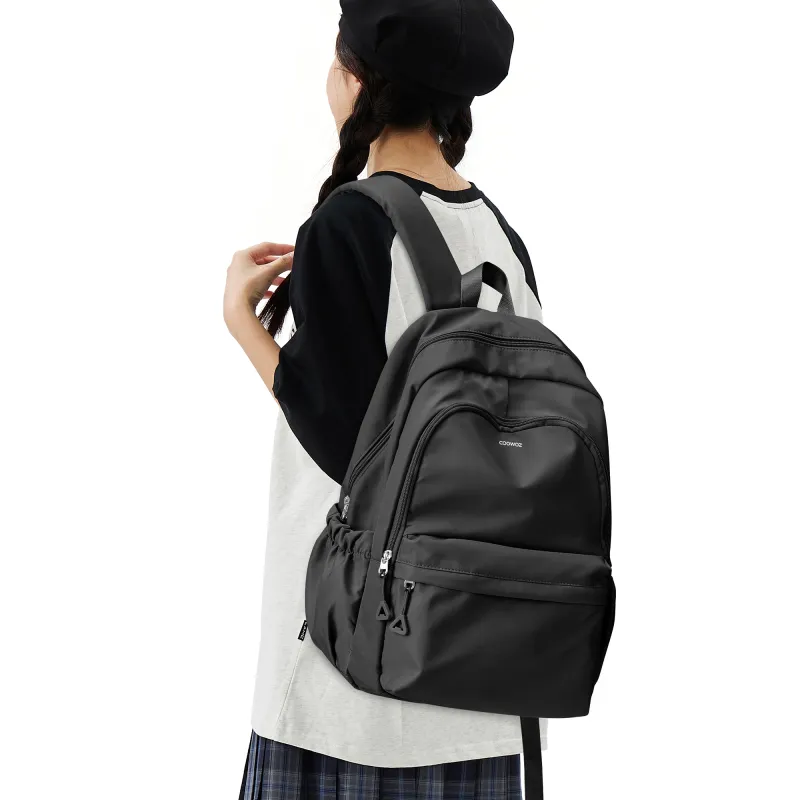 COOWOZ Fabric Backpack Regular Unisex Multicolor-11