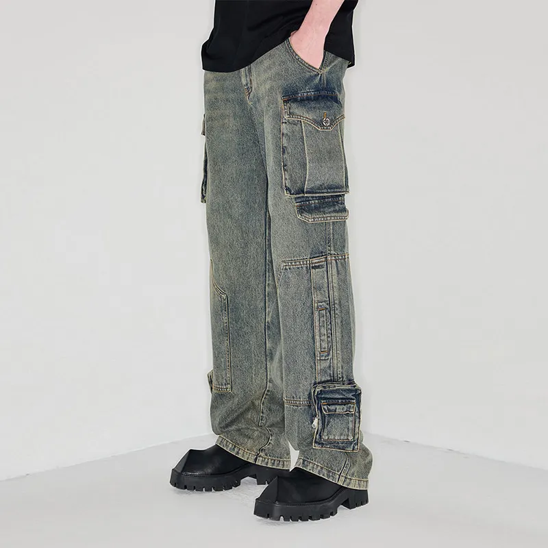 YLDP Jeans Unisex Blue-2