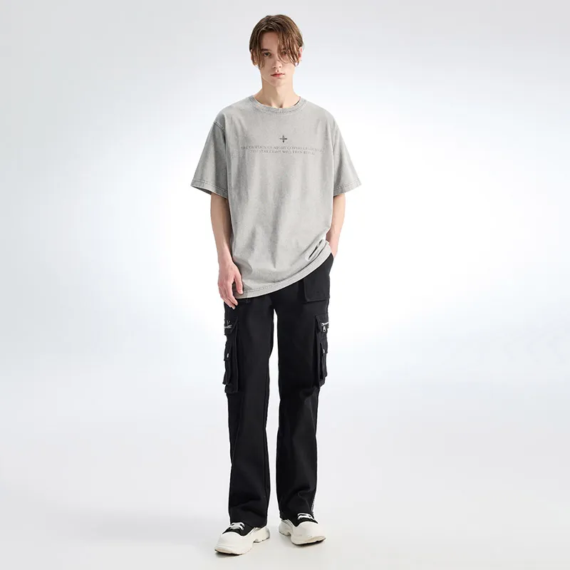 YLDP T Shirts Unisex Gray-4