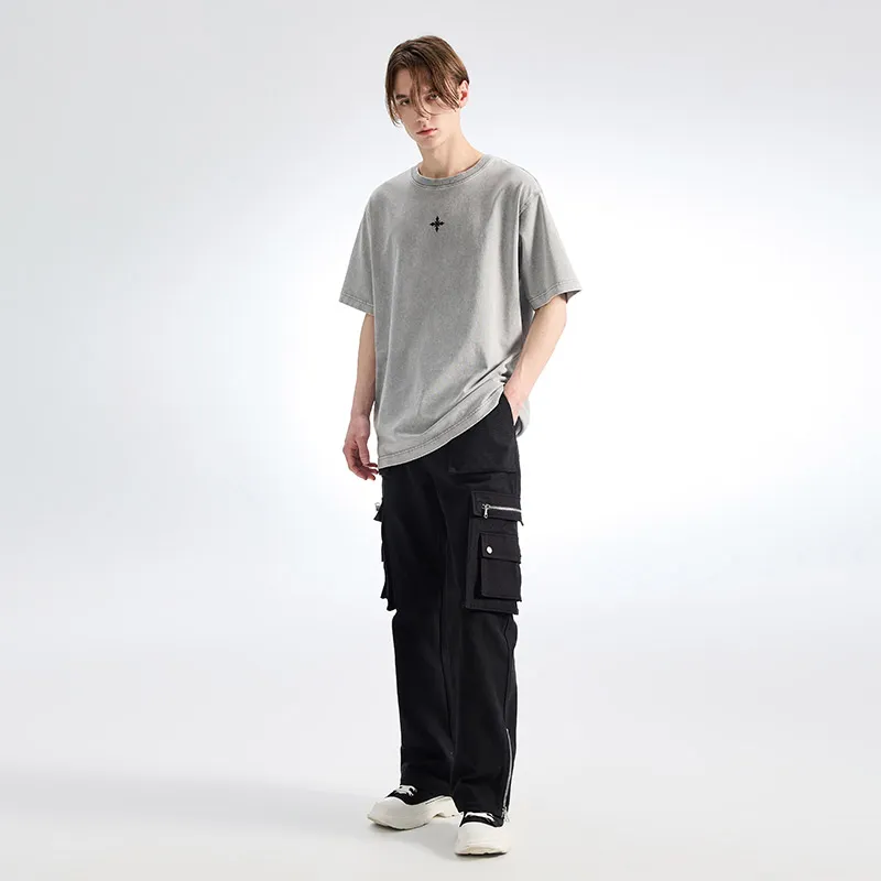 YLDP T Shirts Unisex Gray-6