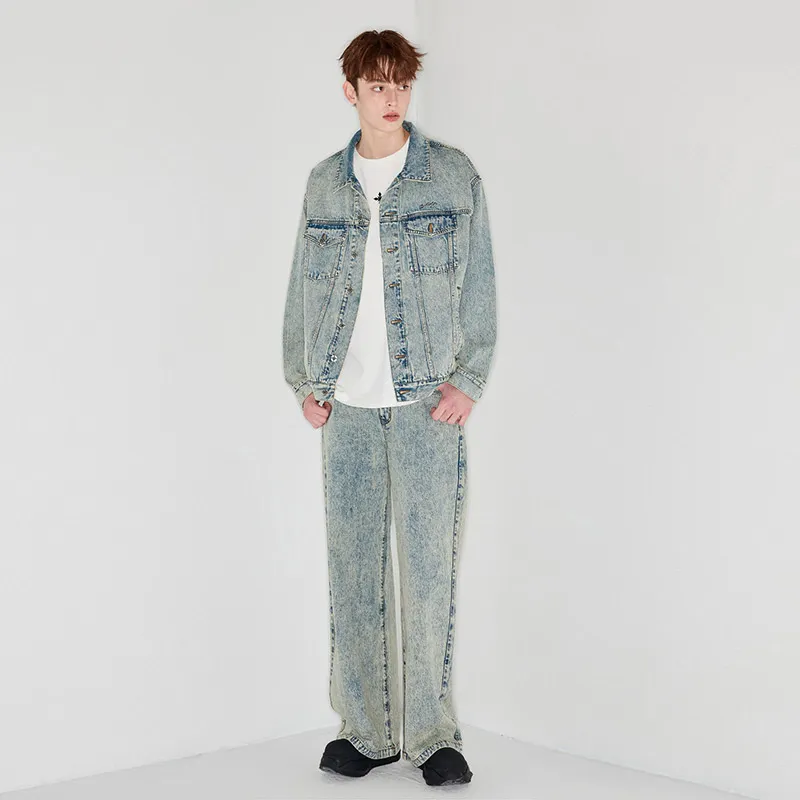 YLDP Jeans Unisex Light Blue-4
