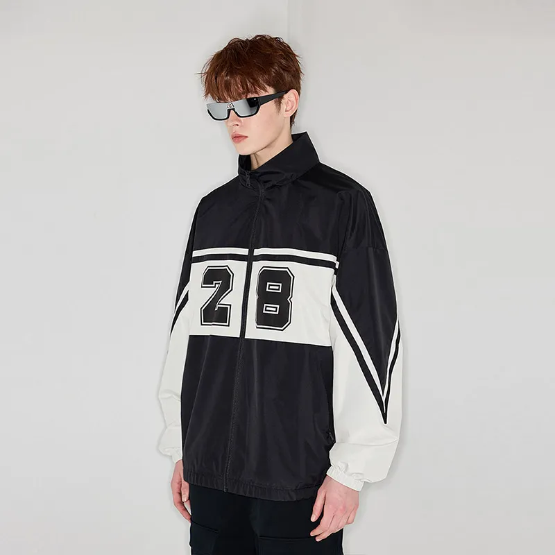 YLDP Jackets & Coats Unisex Black & White-4