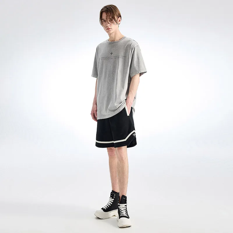 YLDP T Shirts Unisex Gray-5