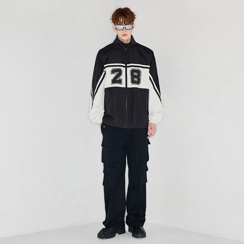 YLDP Jackets & Coats Unisex Black & White-3