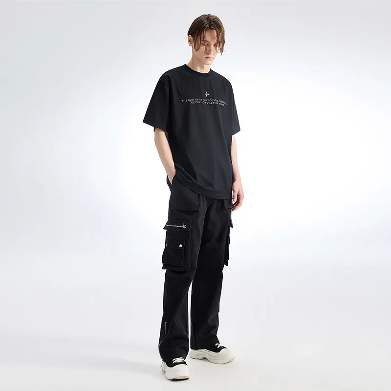 YLDP T Shirts Unisex Black-4
