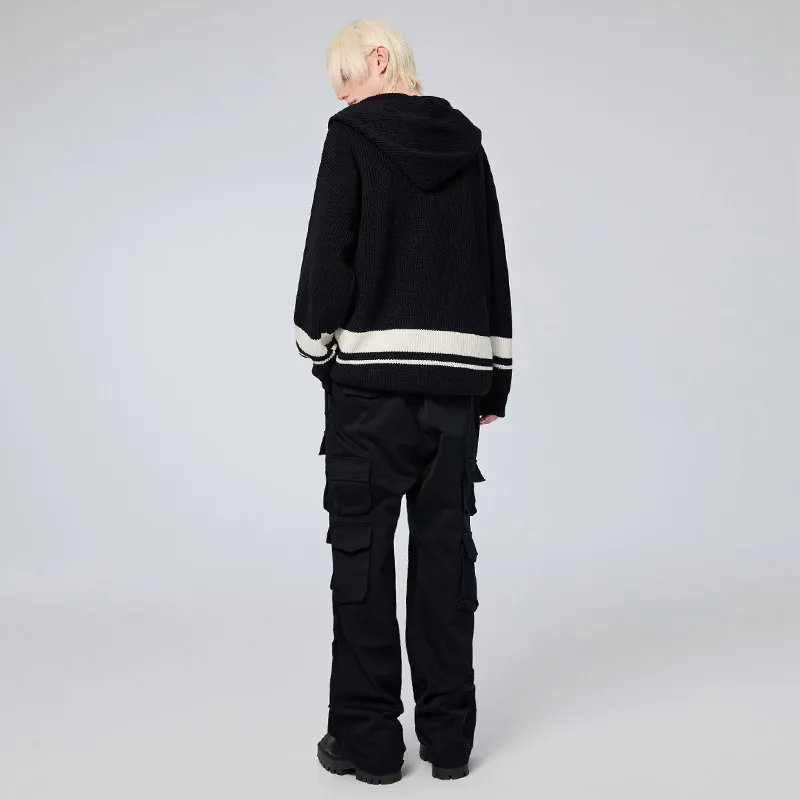 YLDP Sweaters Unisex Black-6