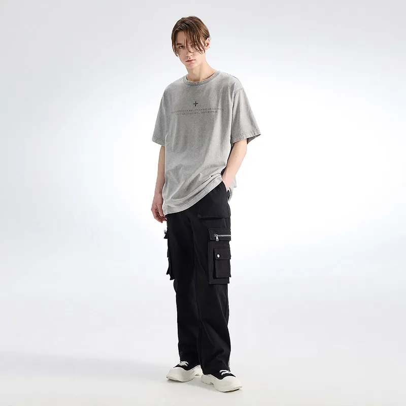 YLDP T Shirts Unisex Gray-6