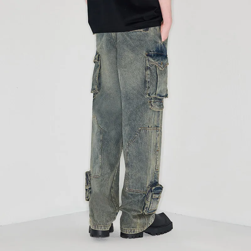 YLDP Jeans Unisex Blue-3