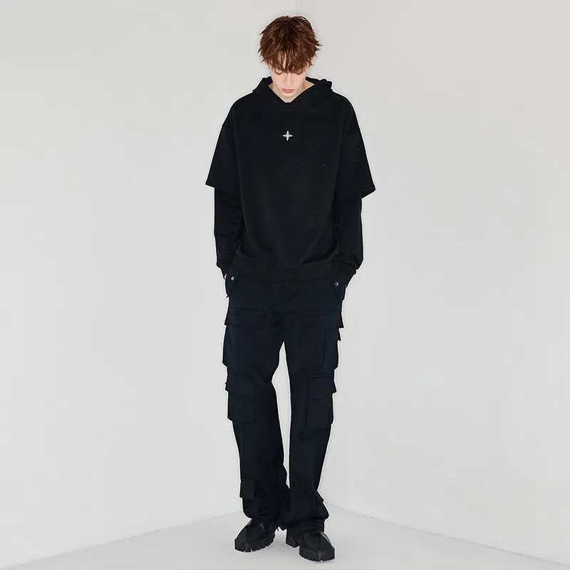 YLDP Sweatshirts Unisex Black-5