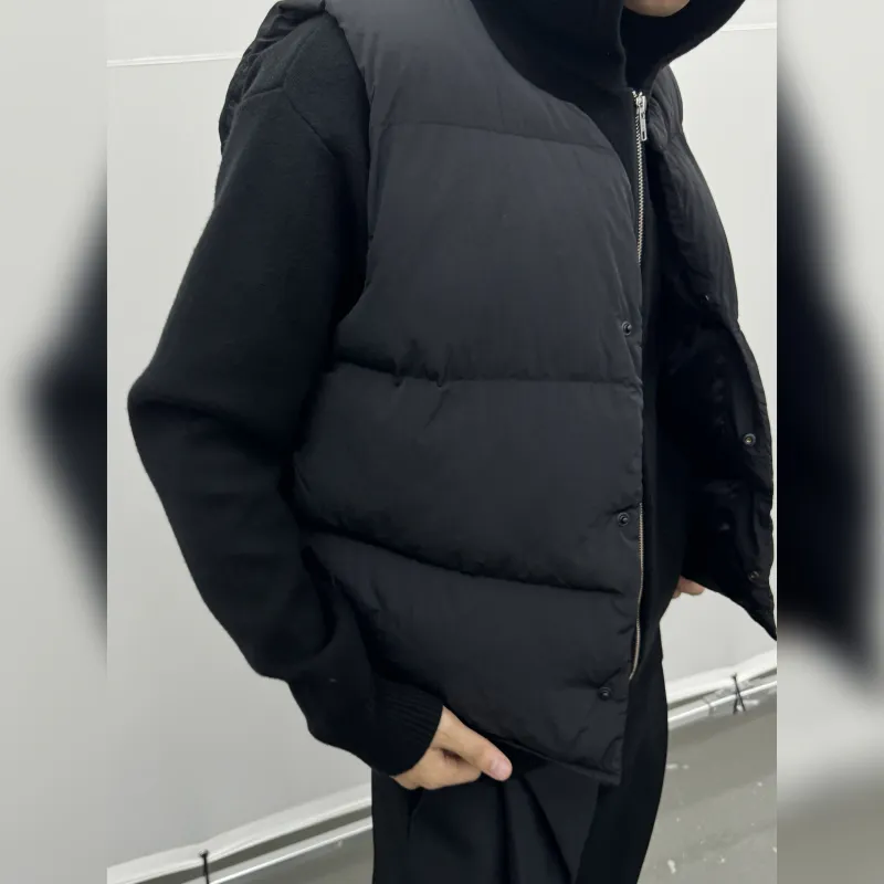 Haonanhuang Vests Unisex Black-1