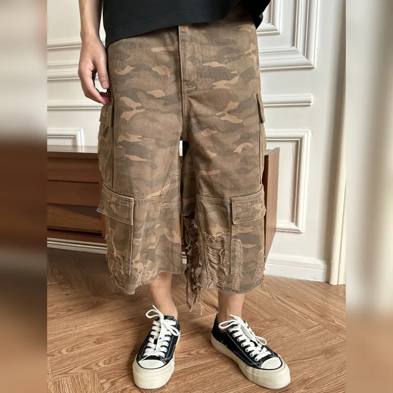 Haonanhuang Cargo Shorts Unisex-3