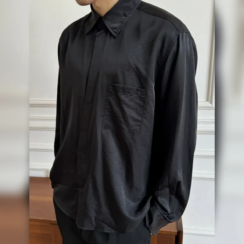 Haonanhuang Shirts Unisex Black-2