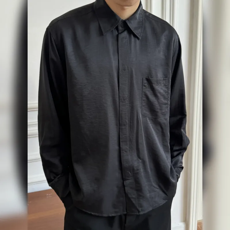 Haonanhuang Shirts Unisex Black-1