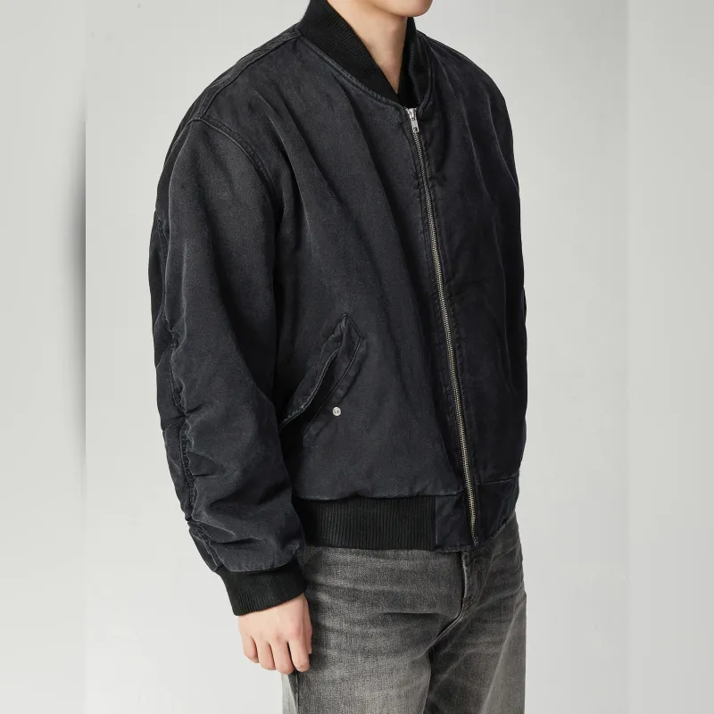 Haonanhuang Puffer Jacket Unisex Black Gray Color-2