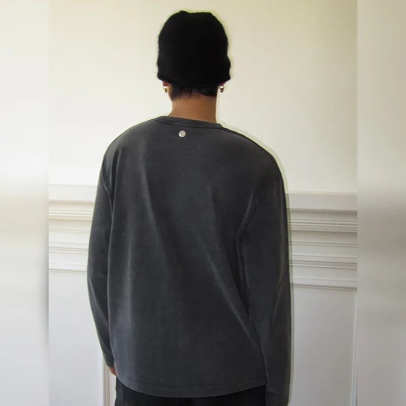 Haonanhuang T Shirt Unisex Washed Gray-1