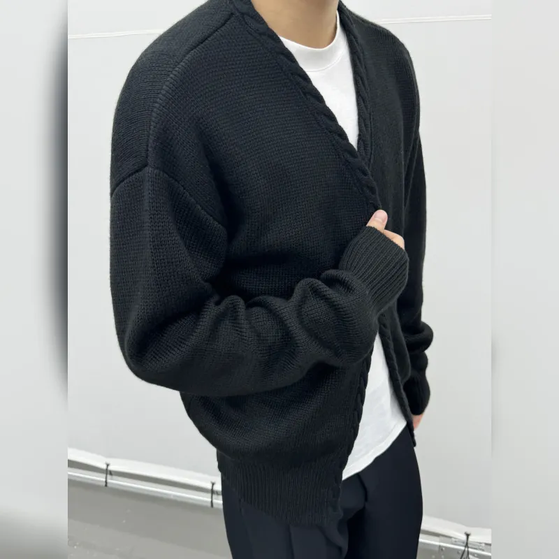 Haonanhuang Knitwear Unisex Black-2