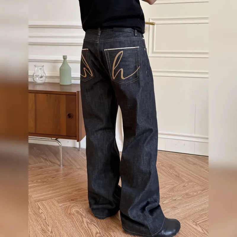 Haonanhuang Jeans Unisex-4