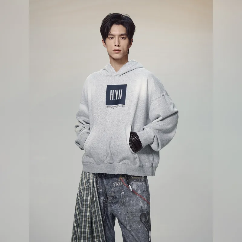 Haonanhuang Sweatshirt Unisex Dark Heather Gray-2