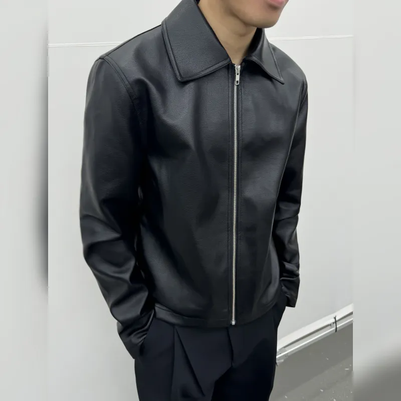 Haonanhuang Jackets Coats Unisex Black-1