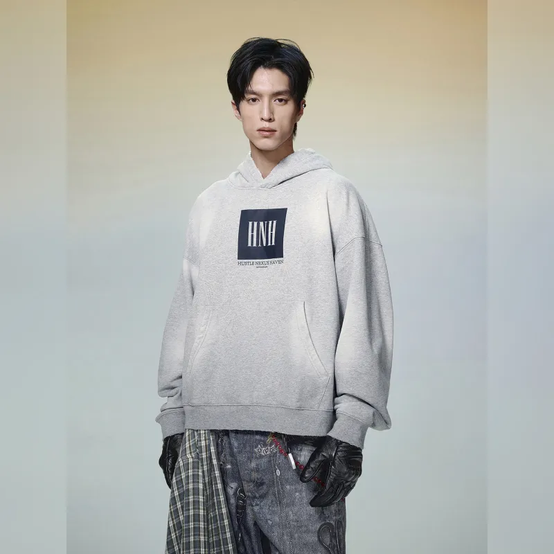 Haonanhuang Sweatshirt Unisex Dark Heather Gray-1