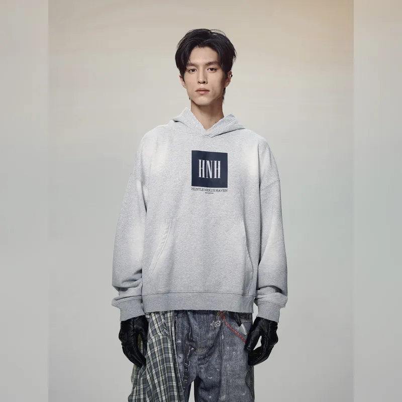 Haonanhuang Sweatshirt Unisex Dark Heather Gray-3
