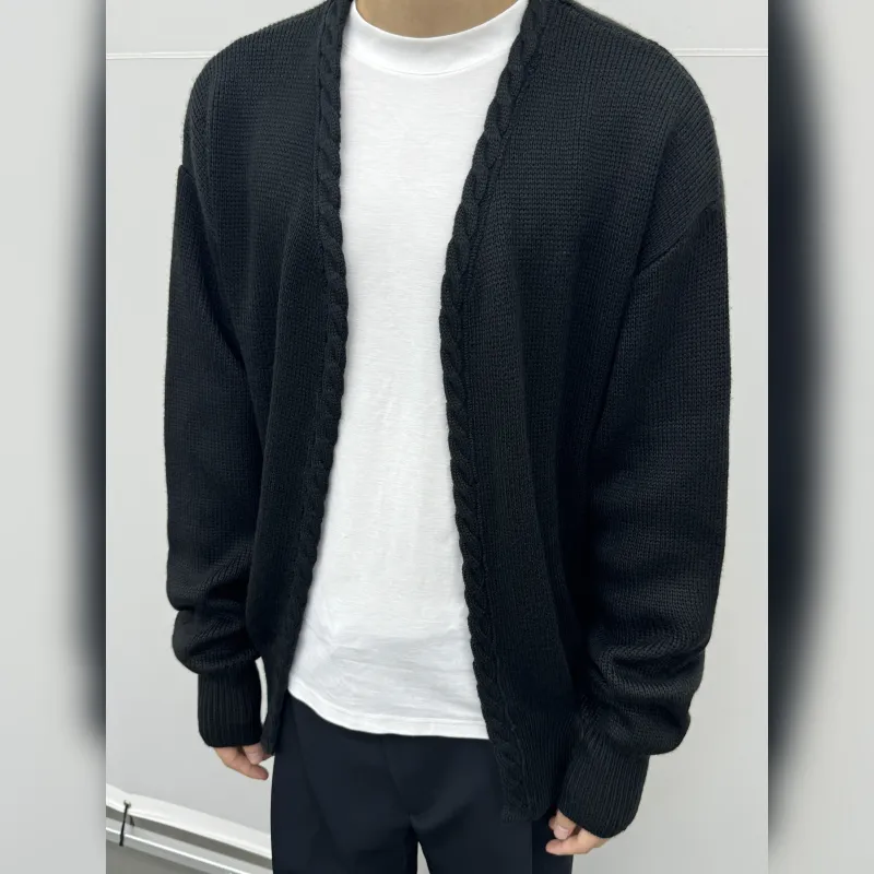 Haonanhuang Knitwear Unisex Black-4